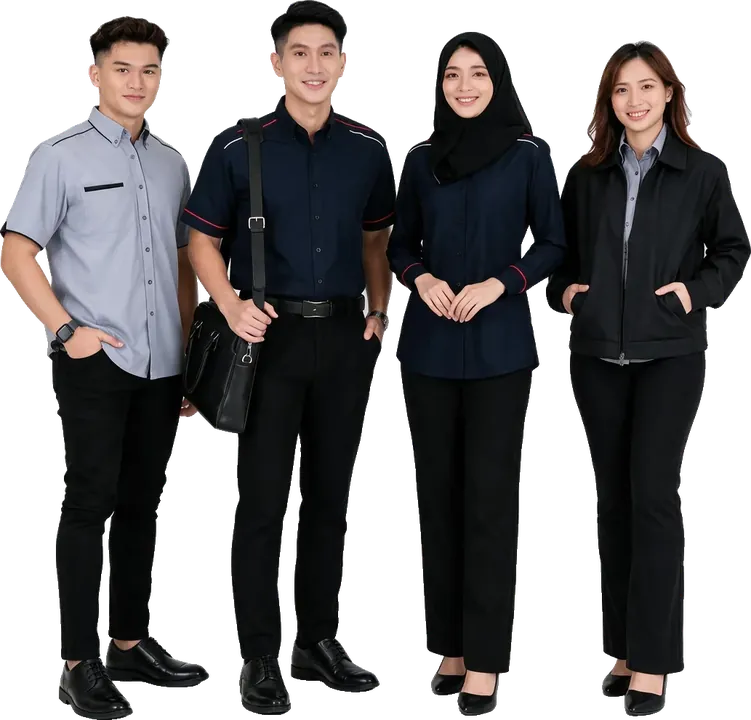 Corporate wear — men's and women's corporate shirts, blouse and jacket — SAC Garment, Shah Alam