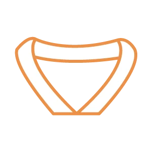 Kolar V-Neck No End — jenis kolar baju SAC Garment, Shah Alam