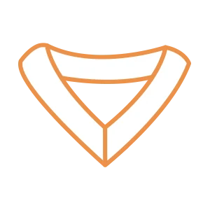 Kolar V-Neck — jenis kolar baju SAC Garment, Shah Alam